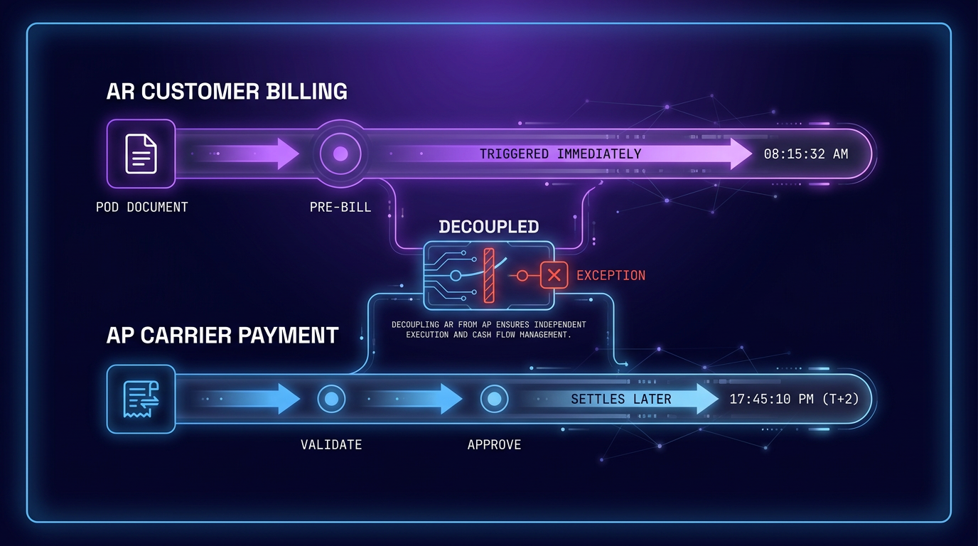 Navix Pre-Bill decoupling AR from AP at delivery