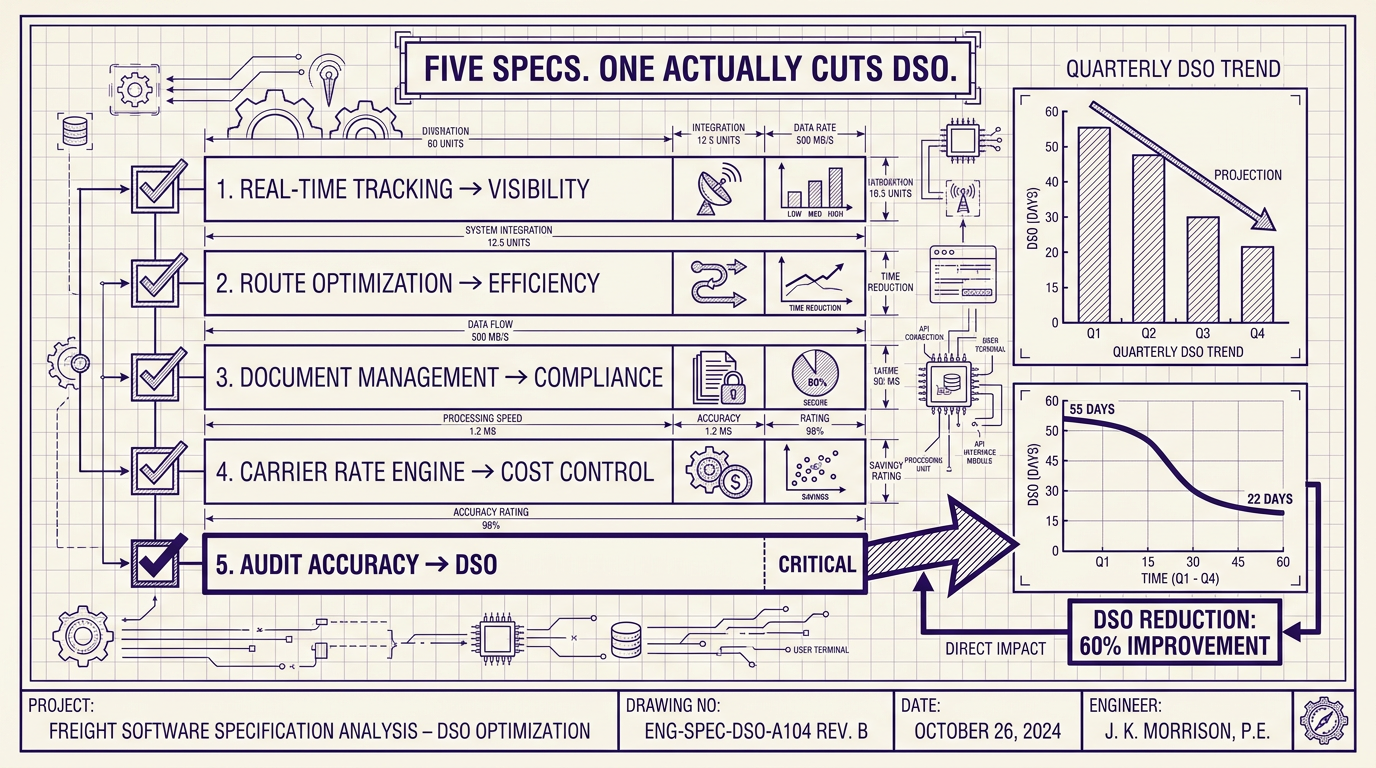 Navix illustrated blog header: Five specs. one actually cuts dso.