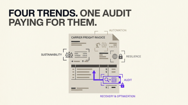 Navix illustrated blog header: Four trends. one audit paying for them.