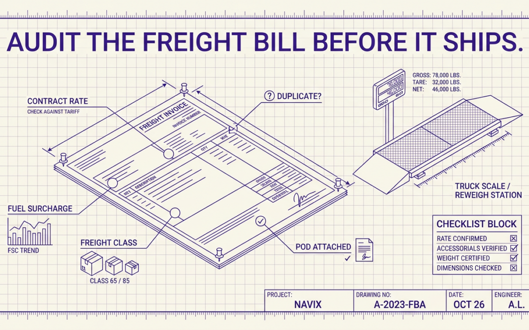 How to Audit a Freight Invoice: The Line-Item Checklist